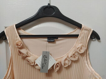 NOVÉ slávnostné plisované letné šaty 38 (osobný odber)