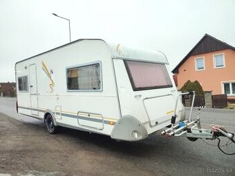 Knaus Sudwind 530, předstan, WC, STK, Palandy