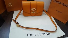 Nová orange Louis Vuitton kožená kabelka crossbody