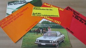 Prospekty Audi - Auto Union 70. léta. - 1