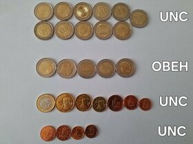 Predám zbierku 2€ UNC mincí + dirhamy