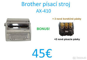Brother AX-410 elektronický písací stroj s príslušenstvom