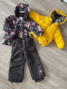 Zimná bunda Lindex + bunda a oteplovačky v.92