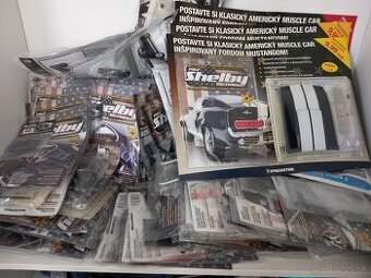 Mustang Shelby GT500 DeAgostiny neposkladaný všetky časti