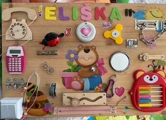 Naucna tabula pre deti drevena Montessori