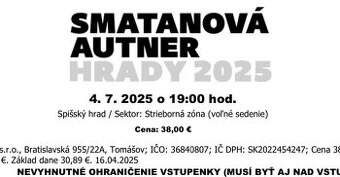 Hrady 2025 Smatanova Autner Spišský hrad