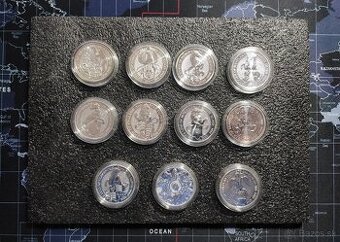 Investičné striebro - 2 Oz British Royal Mint Queen's Beast