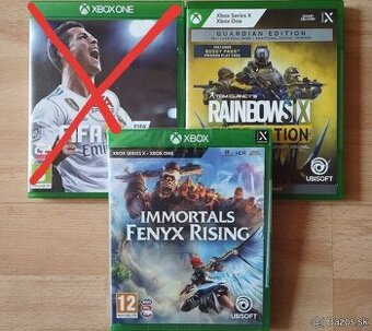 Predám hry na Xbox One