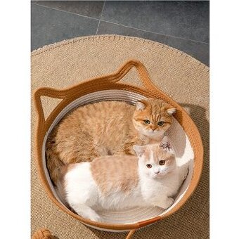 Pelech hniezdo – Biela s hnedou, veľkosť L- do 10 kg.