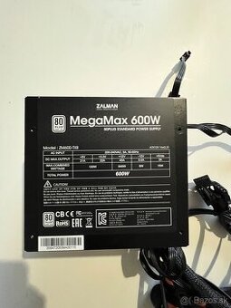 Predám ZALMAN MegaMax ZM600-TXII 600 W