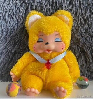 Zlty moncici monchichi moncicak