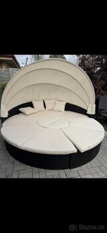 Záhradné ležadlo XXL