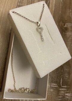 Strieborná retiazka+prívesok,striebro 925/Nové