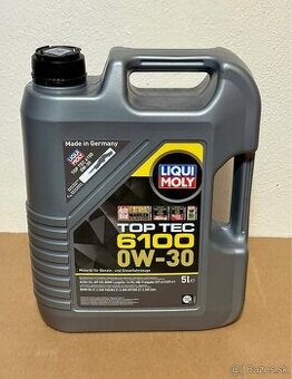 Predám motorový olej LIQUI MOLY TOP TEC 6100 0W-30 5L