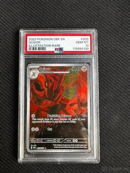 Obsidian Flames	graded pokemon card slab	Scizor 	205	psa 10