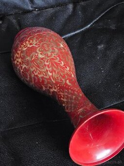 Váza ozdoba mosadz Retro vintage zberatelska  stredne velka