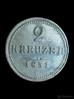 Mince Františkja Jozefa I. - striebro i meď