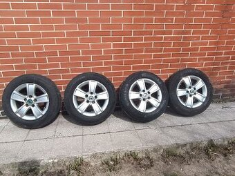 Elektróny Škoda R15 5x112 + letné pneu