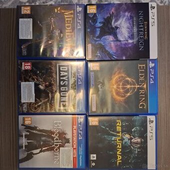 Predám hry na ps4-ps5