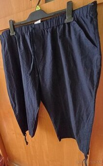 Cierne 3/4nohavice pre moletky xxxl