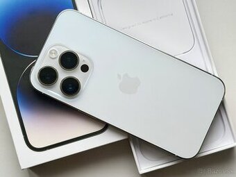 iPhone 14 Pro Max Silver BATERIE 100% TOP