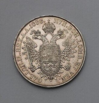 Strieborný Konvenčný Toliar 1833 A - František I.(II.)
