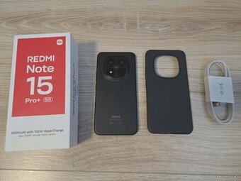 Xiaomi Redmi Note 15 Pro+ 8GB/256GB,black, top stav,zaruka