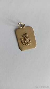 Zlatý prívesok Vodnár 14kt – 4,31g