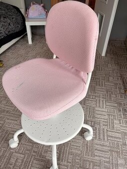 Predám detskú stoličku IKEA VIMUND – svetloružová