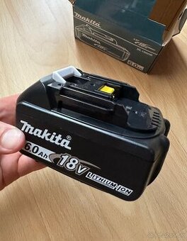 ✅MAKITA BL1860B 18V 6Ah – aku batéria, NOVÁ