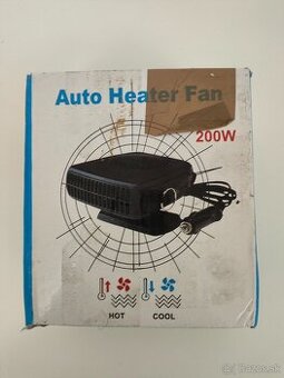 #L0370 Auto ohrievač 12V 200W do zapaľovača – ventilátor a k