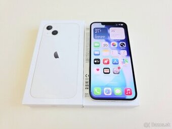 APPLE IPHONE 13 128GB STARLIGHT ,ZDRAVIE BATERKY 100%