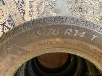 Predám zimné gumy 165/70 R14 T