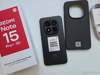 Xiaomi Redmi Note 15 Pro+ 8GB/256GB,black, top stav,zaruka