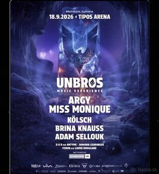 Predám lístok na festival Unbros music festival