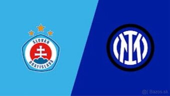 Lístok Šk Slovan Bratislava VS Inter Milano