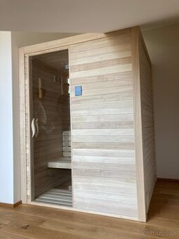 Malá interiérová fínska sauna CALMA – výroba na mieru