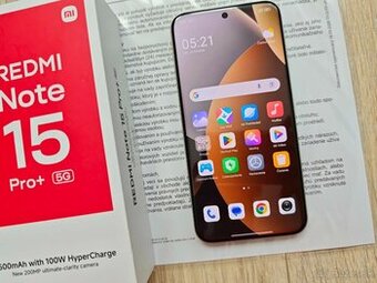Xiaomi Redmi Note 15 Pro+ 8GB/256GB,hnedy, top stav,zaruka