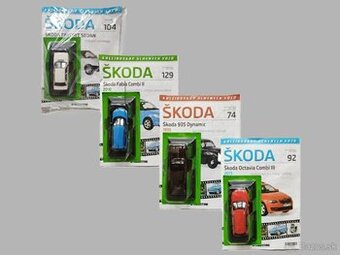 Kaleidoskop slavných vozů Škoda - DeA 1:43