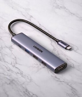 USB-C adaptér UGREEN 5-in1 (nepoužité)