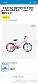 Btwin dievčenský bicykel