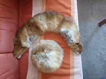 Kožušinová čiapka a golier