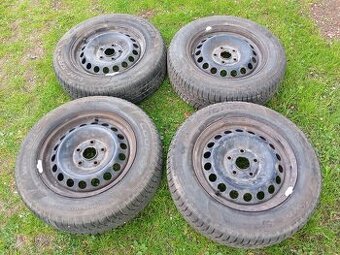 Predám kolesá plechové disky 5x112 R15