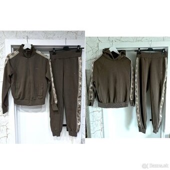 NOVE Guess 2x khaki zlata teplakova suprava