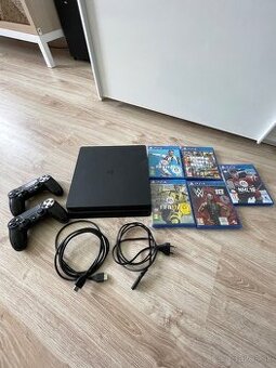 Playstation 4 slim 500GB +2 OVLÁDAČE