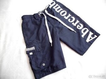 Abercrombie&Fitch čierne kraťasy-plavky v. L-M