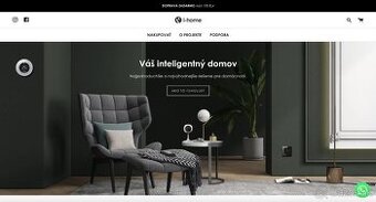 Hotový Shopify e-shop s potenciálom/SMART HOME/Bez starostí