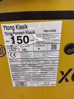 Predám priečkovku Ytong 150mm