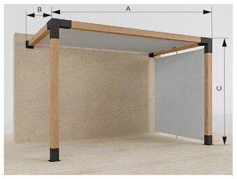 Tramové spojky pergola