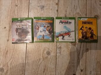 4 hry na xbox dobrom stave pre Xbox one všetky hry.